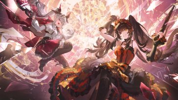 kurumi tokisaki - punishing: gray raven live wallpaper
