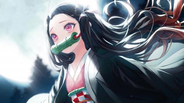 nezuko moonlit beauty live wallpaper