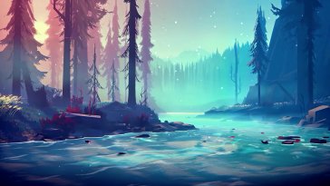 mystic forest glow live wallpaper