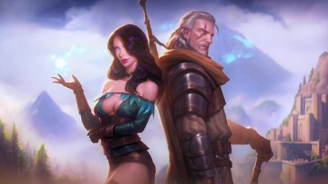geralt & yennefer (witcher 3) live wallpaper