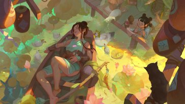 lotus village daydream live wallpaper