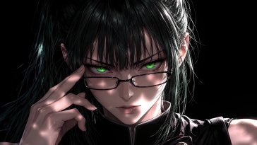 maki zenin behind glasses live wallpaper