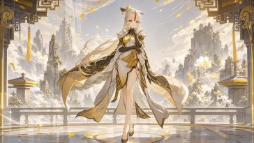 ningguang's golden dynasty live wallpaper