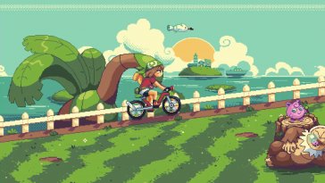may riding a bike (pokemon emerald) live wallpaper