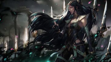 Live wallpaper Pike from the League of Legends game / interface  personalization