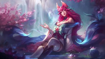 Spirit Blossom Thresh LoL Splash Art 8K Wallpaper #3.2287