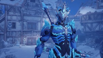 ice wraith genji (overwatch) live wallpaper