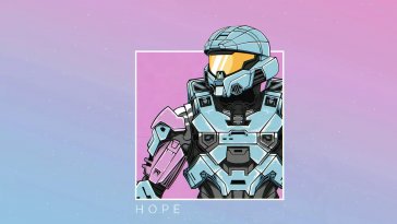 aesthetic halo master chief live wallpaper