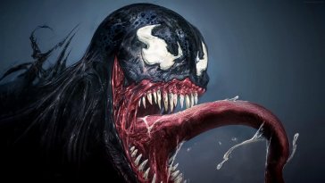venom lunging towards spider-man live wallpaper