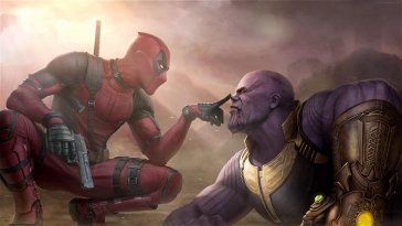 deadpool and thanos live wallpaper