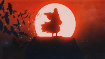itachi in front of the moon live wallpaper