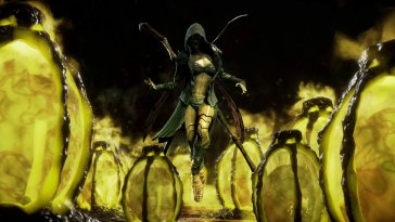 d’vorah from mortal kombat x live wallpaper