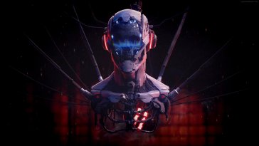 skull cyberpunk live wallpaper