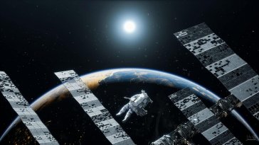astronaut spinning in space live wallpaper