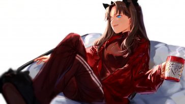 tohsaka rin from fate/stay night live wallpaper