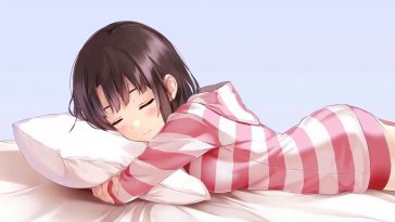 sleeping anime girl live wallpaper