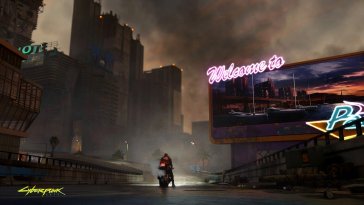welcome to the world of cyberpunk 2077 live wallpaper