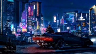 Steam Workshop::Cyberpunk 2077 - Downtown View Live Wallpaper 4K 60fps