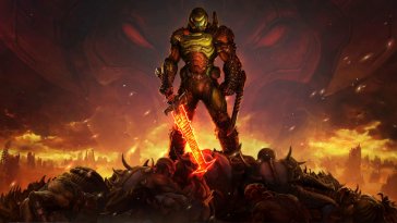 doomguy (doom eternal) live wallpaper