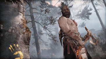 kratos unleashes chaos animated wallpaper