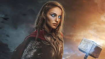 jane foster: thor love and thunder live wallpaper