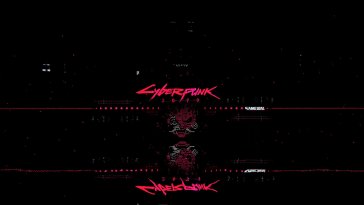 cyberpunk 2077 dark logo live wallpaper