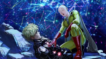 saitama and genos live wallpaper