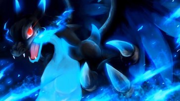 charizard with blue fire live wallpaper