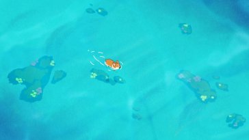 cute corgi swimming live wallpaper