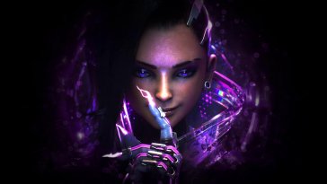 sombra from overwatch live wallpaper