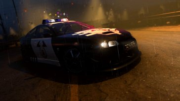 police car (need for speed) live wallpaper