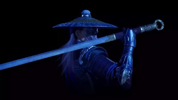 electric blue swordmaster live wallpaper