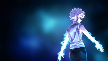 Download Sitting Gon And Killua Of Hunter X Hunter Iphone Wallpaper