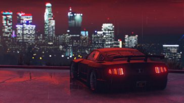 ford gt in lost santos (need for speed) live wallpaper