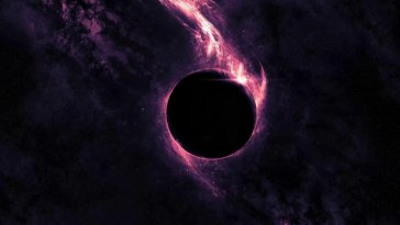 black hole in outer space live wallpaper