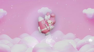 sanrio in space live wallpaper