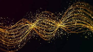 gold particle animated wallpaper