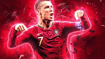 Lively Ronaldo Portrait: 4K Football Live Wallpaper - free download