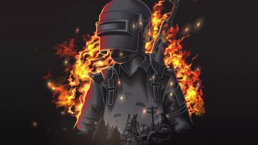 fire in pubg live wallpaper