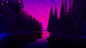 river purple live wallpaper