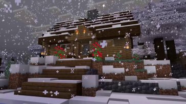 christmas in minecraft live wallpaper