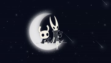hollow knigth and hornet live wallpaper