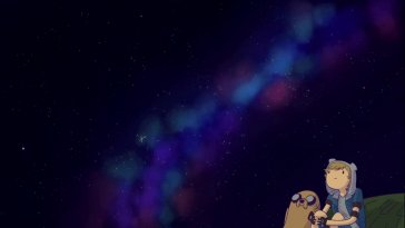 adventure time under the stars live wallpaper