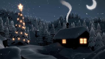 alone house in forest live wallpaper