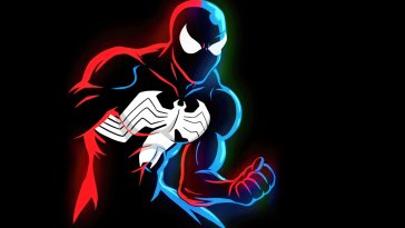 spider man in black suit live wallpaper