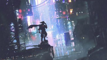 cyberpunk ronin live wallpaper