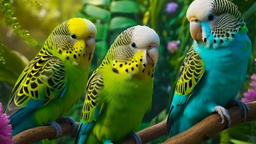 parrots in forest live wallpaper