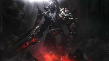 blood moon aatrox live wallpaper