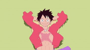 luffy relaxing live wallpaper