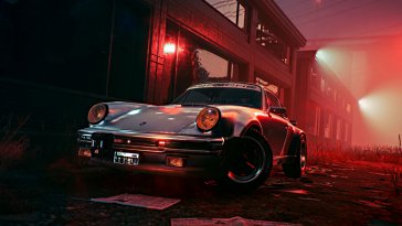 Porsche 911 in Darkness Live Wallpaper